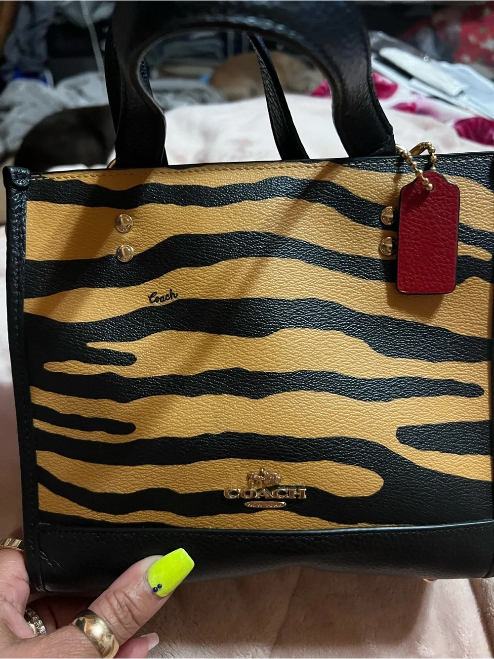 Coach leather satchel
